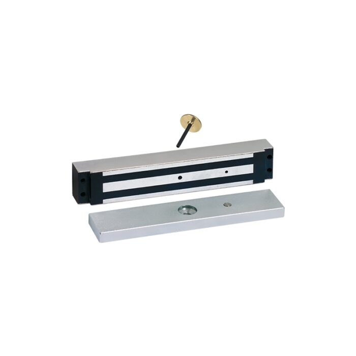 Zwora elektromagnetyczna wpuszczana wąska 300kg | stal nierdzewna INOX | 30035U INOX - obrazek 1