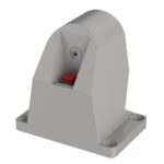 Trzymacz do drzwi PPOŻ podłogowy 24/48V DC do 50kg | PO248S - obrazek 2