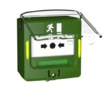 Przycisk ewakuacyjny z osłonką | 2 styki LED BUZZER | 5712VC