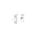 Elektrozaczep rewersyjny 300kg 24V DC | WARYSTOR | SE3/24 - obrazek 2
