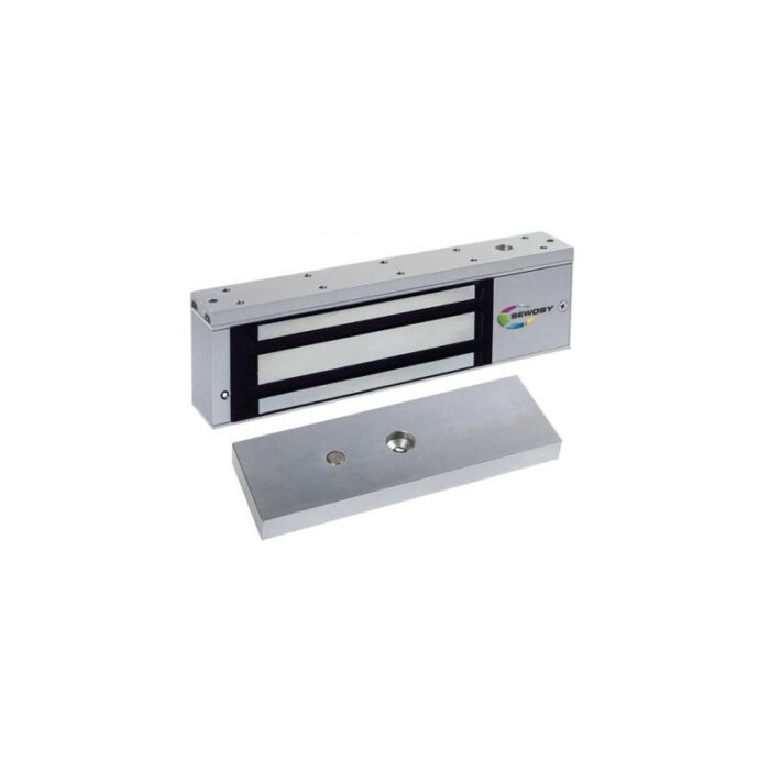 Zwora elektromagnetyczna do drzwi 550 kg | przekaźnik i LED | 600M - obrazek 2