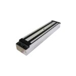 Zwora elektromagnetyczna wpuszczana wąska 300kg | stal nierdzewna INOX | przekaźnik | 30035M INOX - obrazek 3